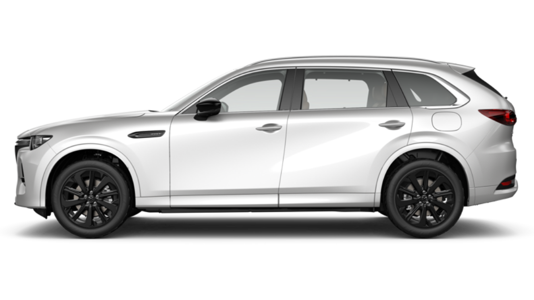 MAZDA CX-80 in Rhodium White Metallic (KURO)