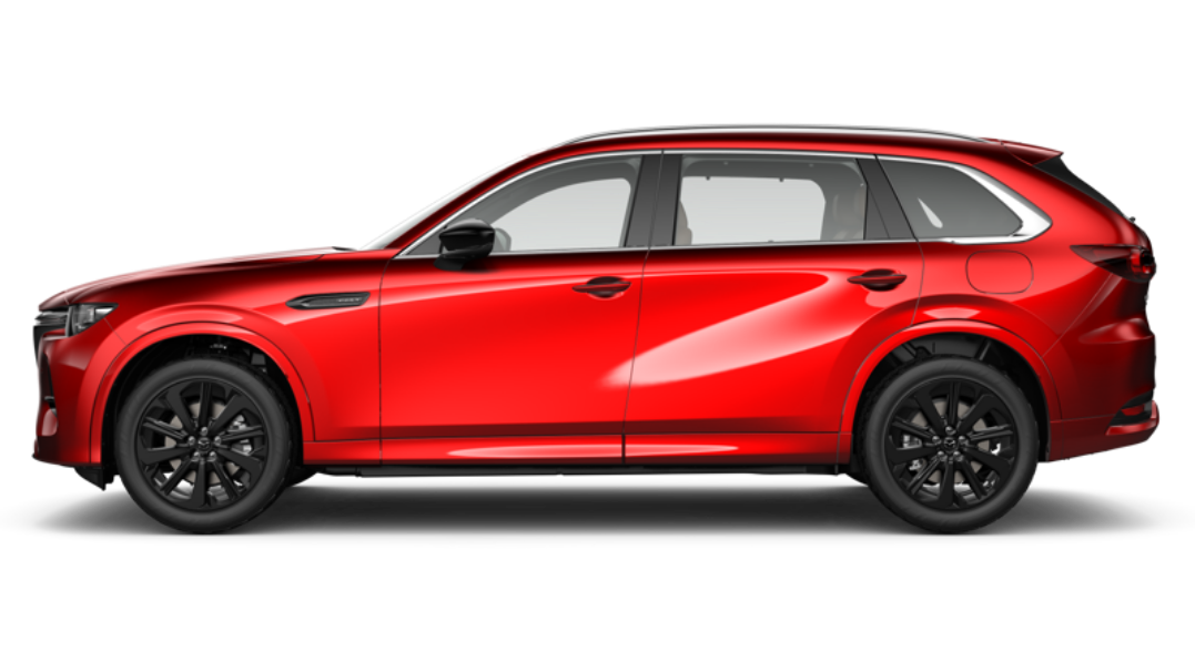 MAZDA CX-80 in Soul Red Crystal (KURO)