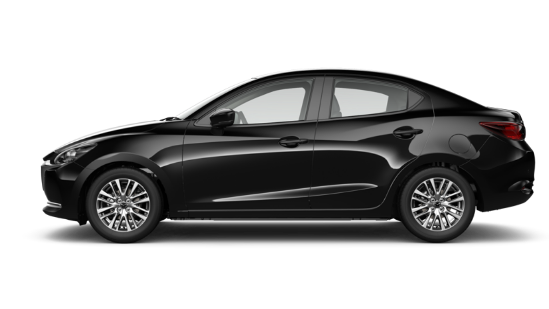 MAZDA2 SEDAN in Jet Black Mica (FWD)