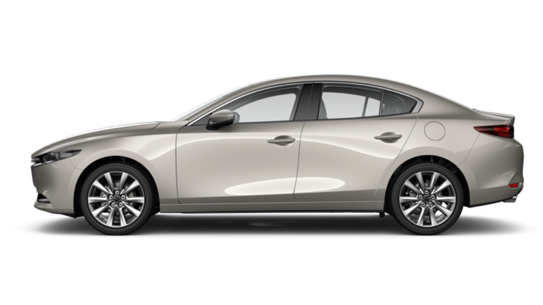 MAZDA3 SEDAN in Platinum Quartz Metallic (FWD)